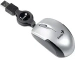 Genius Computer Technology Micro Traveler V2, Optisch, USB Typ-A, 1000 DPI, Silber -