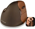 BakkerElkhuizen Evoluent4 Mouse Small Wireless (Right Hand) - Schwarz/Braun
