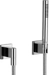Dornbracht Schlauchbrausegarnitur mit Einzelrosetten, 27808980-06 - Silber