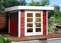Weka 126.3024.43000, Weka Marlo 126 Gr.2, schwedenrot B x T x H 361 x 316 x 225 Wei&szlig;