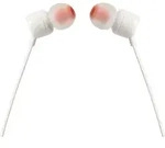 JBL In Ear Kopfh&ouml;rer T110, Mikrofon, Headset, Farbe: Wei&szlig; - Wei&szlig;