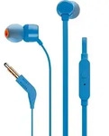 JBL T110 In Ear Headset mit Mikrofon Blue, JBLT110BLU - Blau