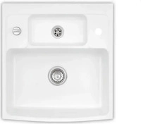 Elementsp&uuml;le CENTRA 60 in GR&Ouml;NLAND f&uuml;r AP-Tiefe 60 cm - Excenterbedienung /