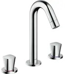Hansgrohe Logis 3-Loch Waschtischarmatur Chrom - Silber