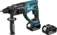 Makita DHR202RTJ, SDS Plus, Schwarz, Blau, 2 cm, 1100 RPM, 1,9 J, 4000 BPM