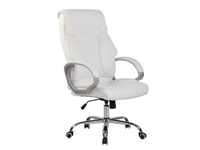 CLP Bürostuhl Torro mit höhenverstellbarer Sitzhöhe, Farbe:weiß