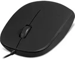 Perixx PERIMICE-201 P B, Kabelgebundene optische Maus, PS/2-Kabel, schwarz - Schwarz