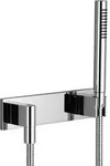 Dornbracht Schlauchbrausegarnitur mit Abdeckplatte, 27818980-06 - Silber