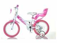 14 Zoll Kinderfahrrad Mädchenfahrrad Dino Bikes 144RN