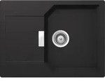 Schock Einbausp&uuml;le Manhattan D-100S A Onyx - Auflagesp&uuml;le - Schwarz