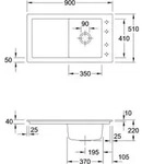 Villeroy & Boch 330702i4 EB-SP Timeline 50 900x510mm Exc-Garn.