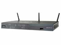 Cisco 887VA, Wi-Fi 4 (802.11n), Ethernet/LAN, ADSL2+, Schwarz