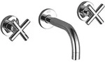 Dornbracht 36707892-06 WT-Wandbatt. o.Ablgarn. Tara. - Silber