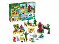 LEGO 10907 DUPLO Tiere der Welt, Tier Spielzeug für Kleinkinder im Alter von 2...