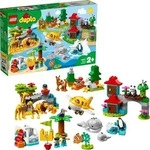 LEGO 10907 DUPLO Tiere der Welt, Tier Spielzeug f&uuml;r Kleinkinder im Alter von 2 - 5