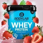 BODYLAB Whey Protein Pulver- 2000g - Geschmack: Erdbeer - Rot