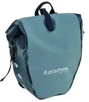 Prophete Seitenpacktasche, Fahrradtasche, Gep&auml;cktr&auml;gertasche, grau, Volumen: 20