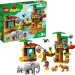 LEGO 10906 DUPLO Town Baumhaus im Dschungel Bauset, Lernspielzeug f&uuml;r Kleinkinder im