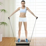 HOMCOM Vibrationsplatte Vibrationstrainer Vibrationsger&auml;t Fitnesstrainer LED-Anzeige
