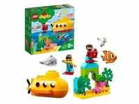 LEGO 10910 DUPLO Town U-Boot-Abenteuer, Badespielzeug das Luftblasen macht,...