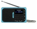 Blaupunkt PR5BL, Analog, FM, 1 W, Schwarz, Blau, 123 mm, 30 mm - Schwarz/Blau