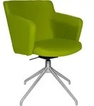 Topstar Besuchersessel SFH 1.0 gr&uuml;n edelstahl, Optik matt Stoff 58,0 x 66,0 x 87,0 -