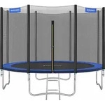 SONGMICS Trampolin Gartentrampolin mit Sicherheitsnetz, Leiter, Sicherheitsabdeckung,