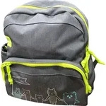 L&auml;ssig 4Kids Medium Backpack 1203002224 About Freinds Melange Grey - Grau