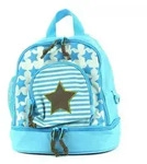 L&auml;ssig 4Kids Mini Backpack Starlight Olive - Blau