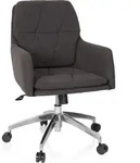 hjh OFFICE Home Office B&uuml;rostuhl SHAKE 350 Schreibtischstuhl mit Armlehnen Stoff