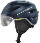ABUS Stadthelm Pedelec 2.0 ACE - Fahrradhelm mit R&uuml;cklicht, Visier, Regenhaube,