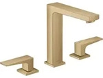 3-Loch Wannenarmatur Metropol m PO Ablaufgarnitur brushed bronze - Bronze