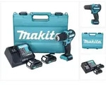 Makita DF332DSAE, Handbohrmaschine, Ohne Schl&uuml;ssel, Schwarz, Blau, 2,8 cm, 1 cm, 450