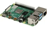 Raspberry Pi 4 Model B, 1,5 MHz, BCM2711, 3200 MHz, 2048 MB, LPDDR4, MicroSD