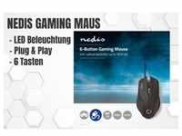Nedis Gaming Mouse | Verdrahtet | DPI: 800 / 1200 / 1600 dpi | Ja | Anzahl...