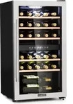 Klarstein Weink&uuml;hlschrank, Getr&auml;nkek&uuml;hlschrank Schmal, K&uuml;hlschrank mit Glast&uuml;r,