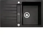 Naber Einbausp&uuml;le Corto 780 Schrankbreite 50 cm Granit nero 1106041 - Schwarz
