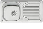Sp&uuml;le NAVA 2 mit Drehexcenterbedienung / Edelstahlsp&uuml;le / CONTURA / Ausschnitt 760