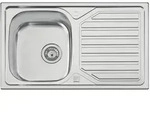 Sp&uuml;le NAVA 3 mit Drehexcenterbedienung / Edelstahlsp&uuml;le / CONTURA / Ausschnitt 780