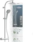 SCH&Uuml;TTE Duschsystem MADURA FRESH, Regendusche mit Thermostat Duscharmatur,