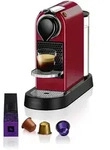 NESPRESSO ORIGINAL CitiZ | Kaffeekapselmaschine von Krups | Rot - Rot