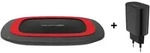 RealPower Ladeger&auml;t FreeCharge-10 + Adapter schwarz/rot - Schwarz/Rot