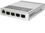 MikroTik CRS305-1G-4S+IN - Switch - 4 x SFP+ + 1 x 10/100/1000 (PoE) - Wei&szlig;