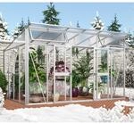 Vitavia Gew&auml;chshaus "Aura 11500" wei&szlig; 11,5 m&sup2; 3 mm ESG, 10 mm HKP
