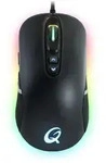 QPAD DX-80 Gaming Maus, 8000 DPI, RGB, f&uuml;r Rechtsh&auml;nder - Schwarz