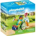 PLAYMOBIL 70193 Patient im Rollstuhl - Bunt