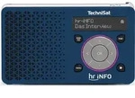 TechniSat DIGITRADIO 1 hr iNFO Edition | DAB+ & UKW-Radio mit Akku - Blau/Silber