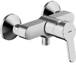 Hansa Primo Einhand-Brause-Batterie f&uuml;r Wandaufbau, chrom, 1 Stk. - Silber
