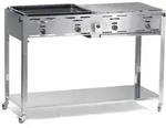 Grill-Master Quattro - Chromstahl Rahmen und Abtropfschale. Geeignet f&uuml;r...