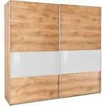 Schwebet&uuml;renschrank Bramfeld Kleiderschrank Ausf&uuml;rung w&auml;hlbar,Plankeneiche /